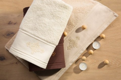 RĘCZNIK KLAS2 (02) 70 X 140 CM BEŻOWY