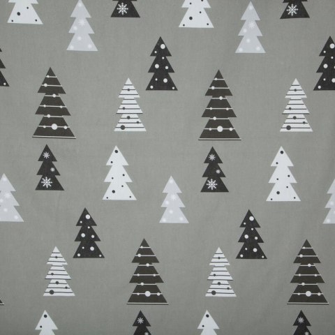 ŚWIĄTECZNY KOMPLET POŚCIELI LENON 140 X 200 CM STALOWY