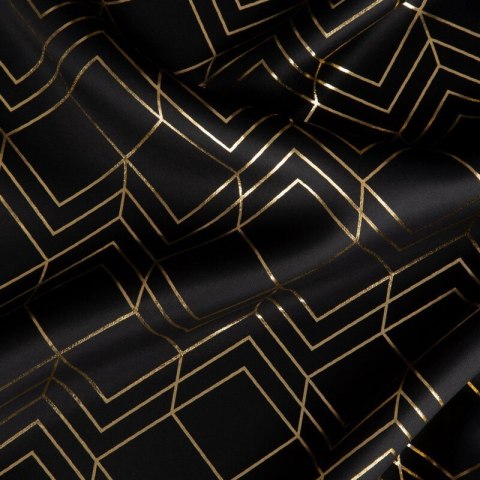 ZASŁONA GOTOWA D91 POLI 140 X 250 CM CZARNY