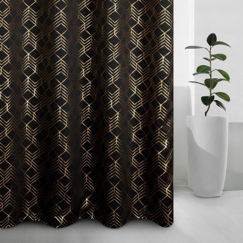 ZASŁONA GOTOWA D91 POLI 140 X 250 CM CZARNY