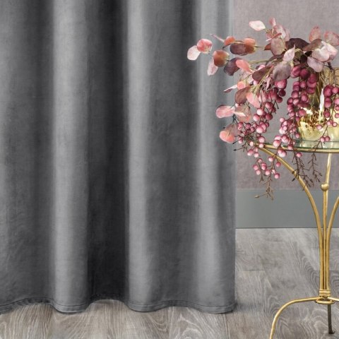 ZASŁONA GOTOWA D91 ROSA NA TAŚMIE 140 X 270 CM STALOWY