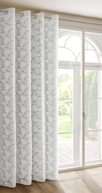 ZASŁONA GOTOWA JASMIN 1 140 X 250 CM BIAŁY
