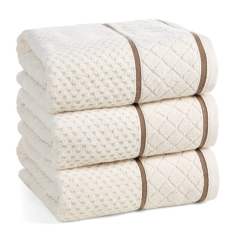 RĘCZNIK FAVORI (01) 30 X 50 CM KREMOWY