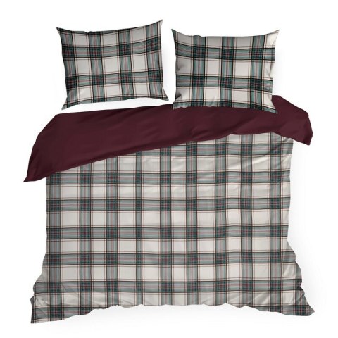 ŚWIĄTECZNY KOMPLET POŚCIELI AARON 160 X 200 CM BIAŁY