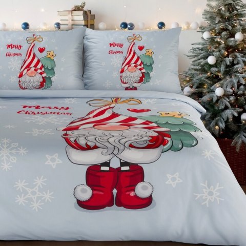 ŚWIĄTECZNY KOMPLET POŚCIELI BEINER 140 X 200 CM JASNOSZARY