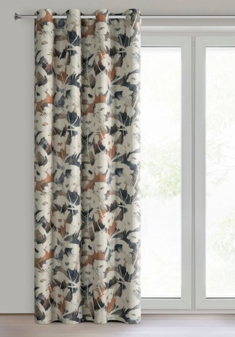 ZASŁONA GOTOWA AMBRA 140 X 250 CM GRANATOWY