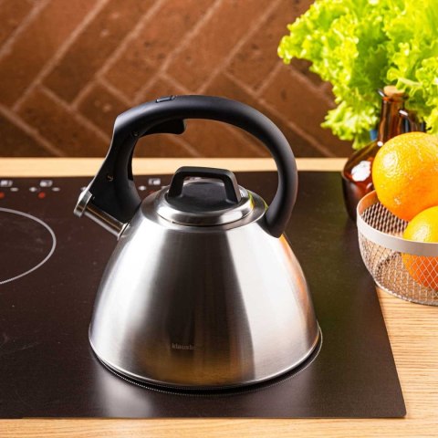 CZAJNIK STALOWY Z GWIZDKIEM 2,5L KLAUSBERG KB-7951