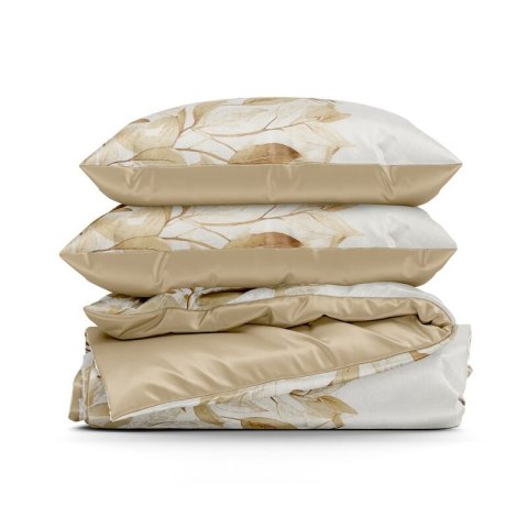 KOMPLET POŚCIELI SATYNOWEJ SPRING 60 220 X 200 CM CIEMNOPOMARAŃCZOWY