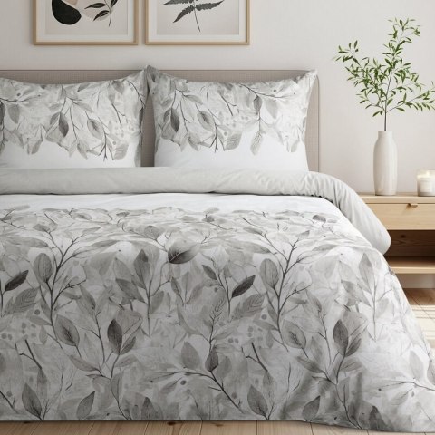 KOMPLET POŚCIELI SATYNOWEJ SPRING 63 140 X 200 CM SREBRNY