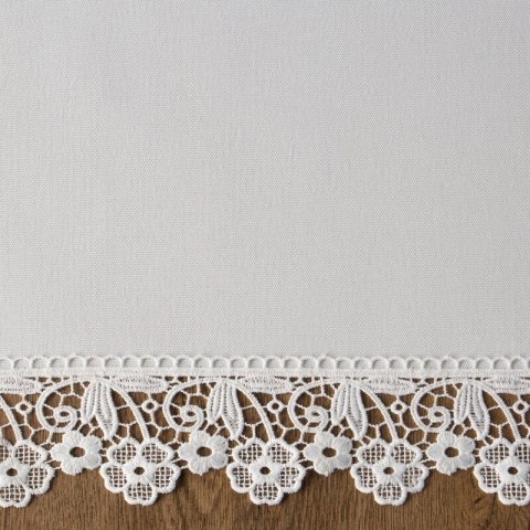 OBRUS CINDY 140 X 220 CM BIAŁY