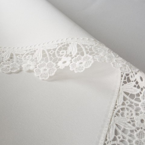 OBRUS CINDY 145 X 300 CM BIAŁY