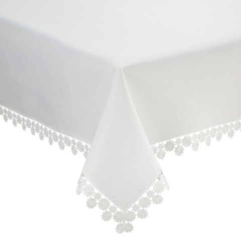 OBRUS LAURA 140 X 220 CM BIAŁY