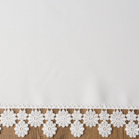 OBRUS LAURA 140 X 220 CM BIAŁY