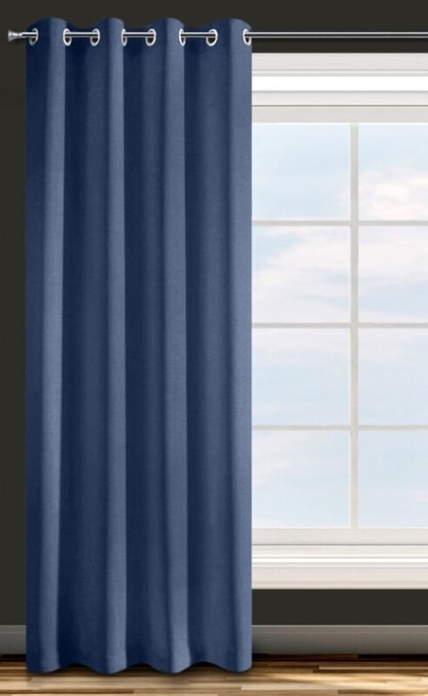 ZASŁONA GOTOWA D91 ADORE 140 X 250 CM GRANATOWY