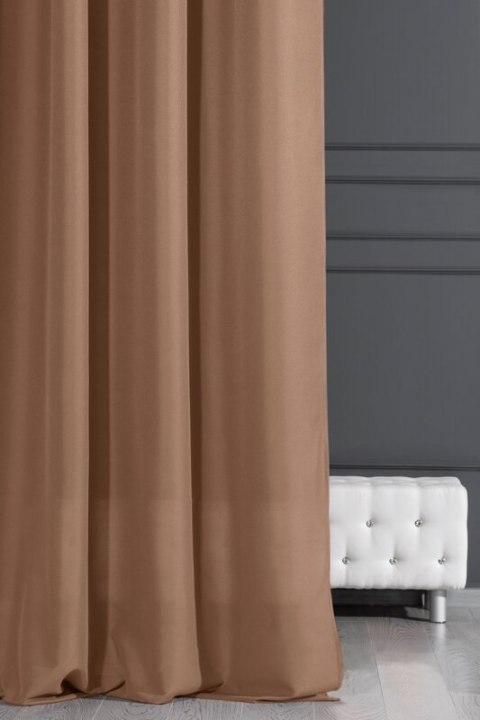 ZASŁONA GOTOWA D91 ADORE 140 X 250 CM JASNOBRĄZOWY