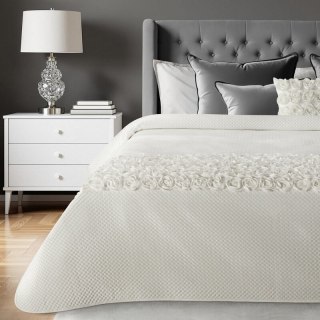 CERAMIKA ROSES 170 X 210 CM KREMOWY