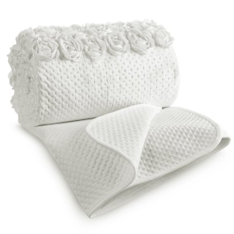 CERAMIKA ROSES 170 X 210 CM KREMOWY