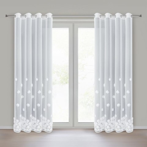 FIRANA GOTOWA DIANA 2 140 X 250 CM BIAŁY