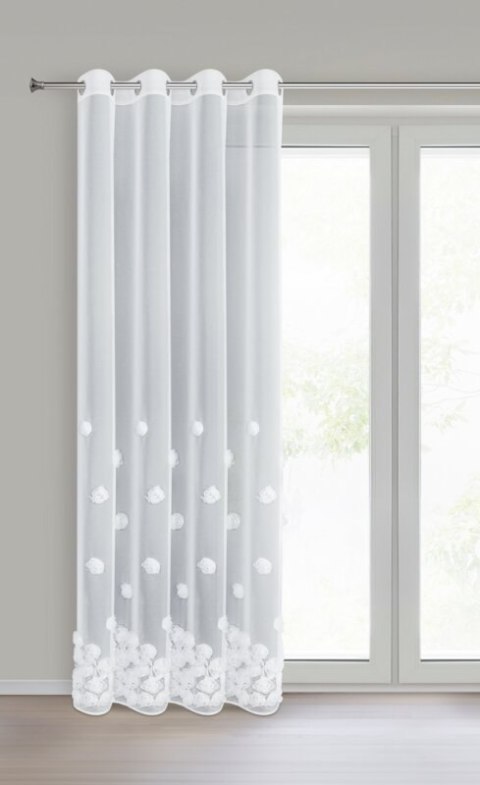 FIRANA GOTOWA DIANA 2 140 X 250 CM BIAŁY