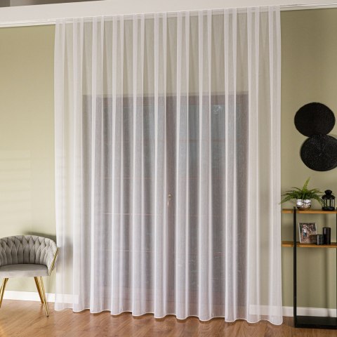 Firanka fantazyjna z ołowianką, wysokość 300cm, kolor 001 biały 002111/OLO/001/000300/1