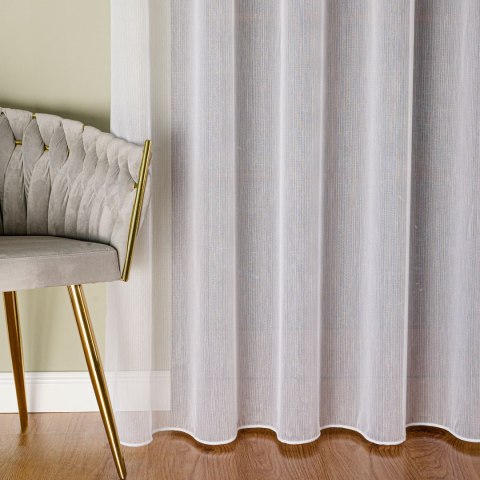 Firanka fantazyjna z ołowianką, wysokość 300cm, kolor 001 biały 002111/OLO/001/000300/1