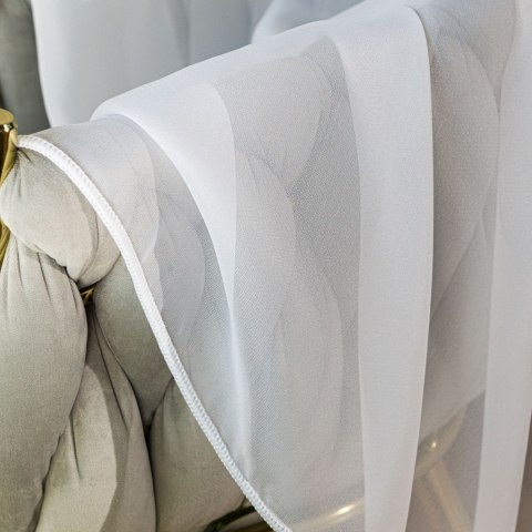 Firanka fantazyjna z ołowianką, wysokość 300cm, kolor 001 biały 131671/OLO/001/000300/1