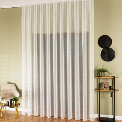 Firanka fantazyjna z ołowianką, wysokość 300cm, kolor 010 naturalny 002111/OLO/010/000300/1