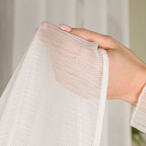 Firanka fantazyjna z ołowianką, wysokość 300cm, kolor 010 naturalny 002111/OLO/010/000300/1