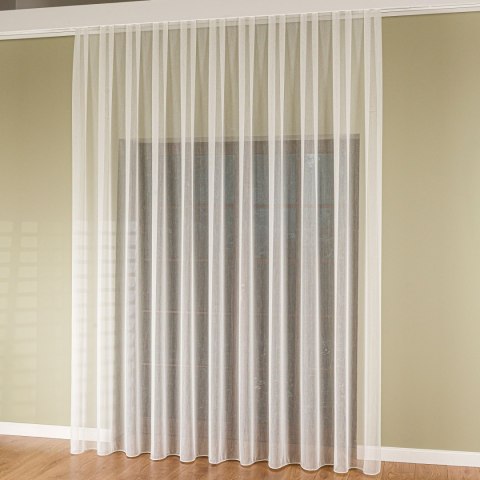 Firanka fantazyjna z ołowianką, wysokość 300cm, kolor 010 naturalny 002111/OLO/010/000300/1