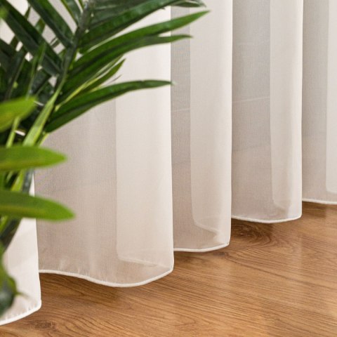 Firanka fantazyjna z ołowianką, wysokość 300cm, kolor 010 off white 131671/OLO/010/000300/1