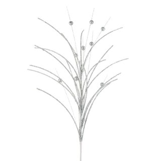 GAŁĄZKA ŚWIĄTECZNA DEKORACYJNA 266 80 CM SREBRNY