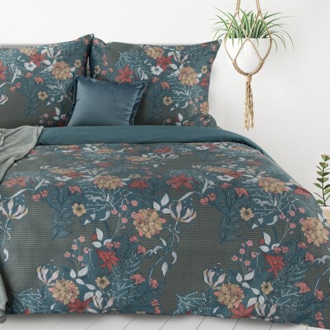 KOMPLET POŚCIELI HOME 01 160 X 200 CM TURKUSOWY