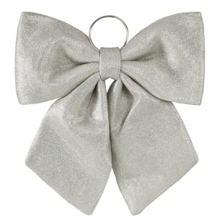 OZDOBA ŚWIĄTECZNA 542 34 X 34 X 2 CM SREBRNY