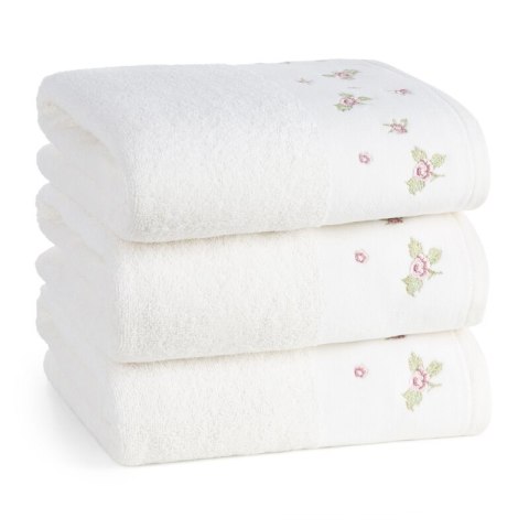 RĘCZNIK DALIA (01) 50 X 90 CM KREMOWY