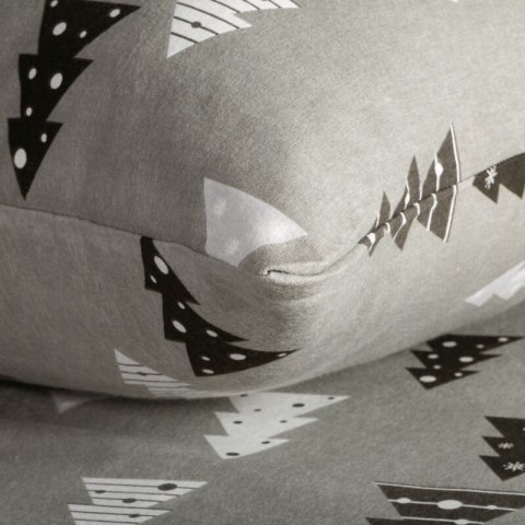 ŚWIĄTECZNY KOMPLET POŚCIELI LENON 220 X 200 CM STALOWY