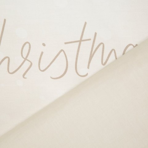 ŚWIĄTECZNY KOMPLET POŚCIELI SNOWFLAKE 160 X 200 CM BEŻOWY