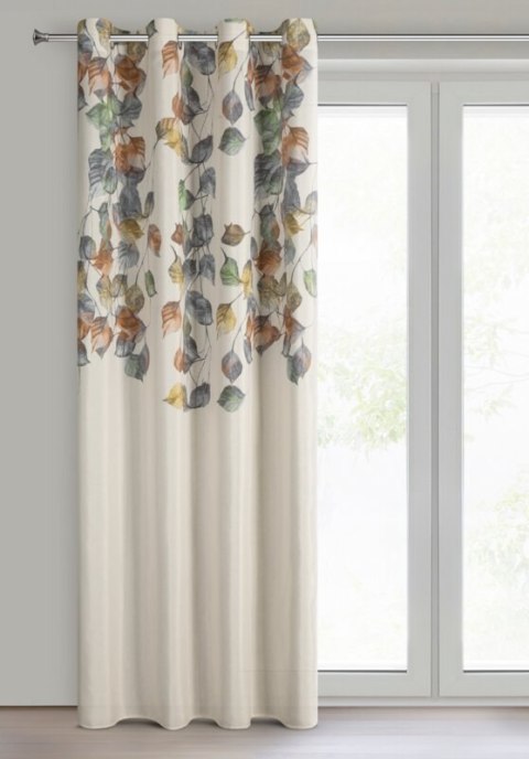 ZASŁONA GOTOWA NORA 140 X 250 CM NATURALNY