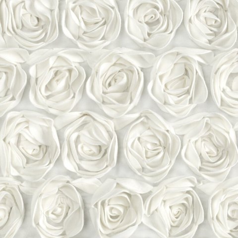 ZASŁONA GOTOWA ROSES 13 NA TAŚMIE 140 X 270 CM KREMOWY