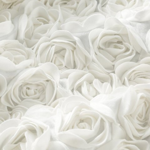ZASŁONA GOTOWA ROSES 13 NA TAŚMIE 140 X 270 CM KREMOWY