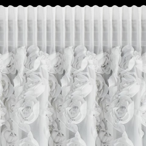 FIRANA GOTOWA DIANA 3 NA TAŚMIE 350 X 270 CM BIAŁY