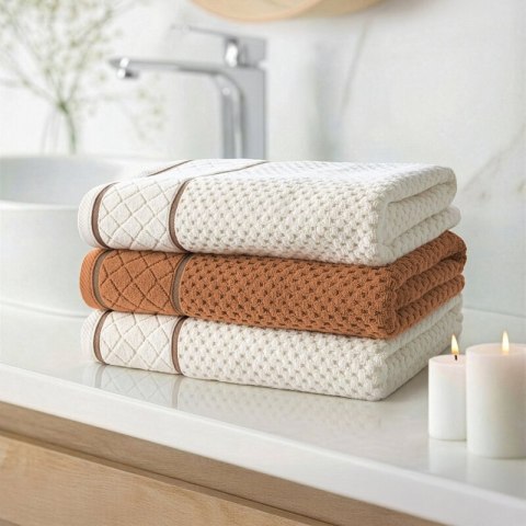 RĘCZNIK FAVORI (03) 70 X 140 CM BEŻOWY