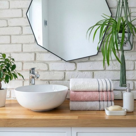 RĘCZNIK VENTO (03) 30 X 50 CM BEŻOWY