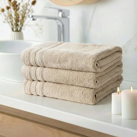 RĘCZNIK VENTO (03) 50 X 90 CM BEŻOWY