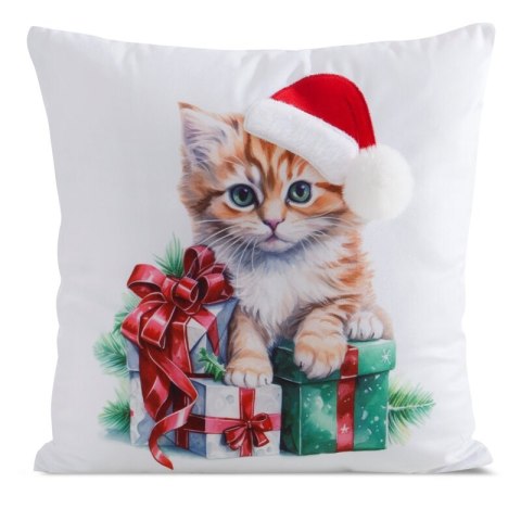 POSZEWKA ŚWIĄTECZNY 215 45 X 45 CM BIAŁY