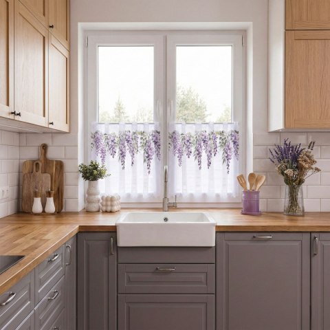 WISTERIA Zazdrostka żakardowa 361910, wysokość 50cm, kolor 001 D00309/ZAZ/001/000050/1