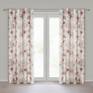 ZASŁONA GOTOWA FLORINA 140 X 250 CM JASNORÓŻOWY