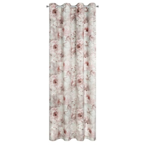 ZASŁONA GOTOWA FLORINA 140 X 250 CM JASNORÓŻOWY
