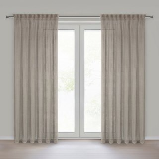 ZASŁONA GOTOWA GABBY NA TAŚMIE 140 X 270 CM BEŻOWY