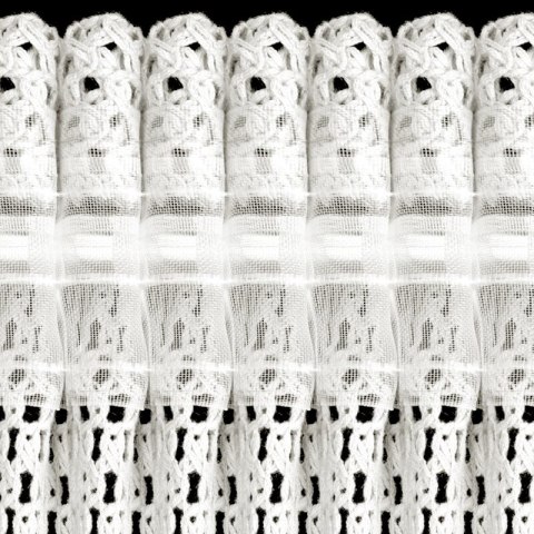 ZASŁONA GOTOWA GABBY NA TAŚMIE 140 X 270 CM BIAŁY