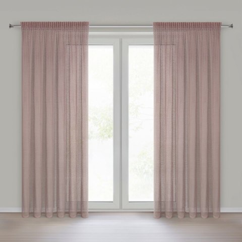 ZASŁONA GOTOWA GABBY NA TAŚMIE 140 X 270 CM RÓŻOWY